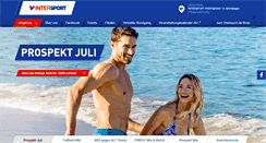 Desktop Screenshot of intersport-wolfstetter.de